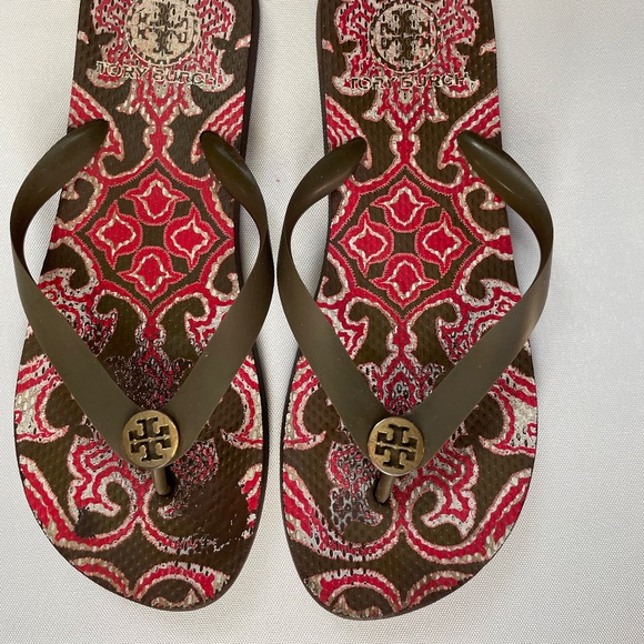 Tory Burch Shoes - Tory Burch Flip flops Brown Sandals